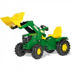 Pedálos markolós traktor Rolly FarmTrac John Deere 6210R Pedálos járművek Rolly Toys
