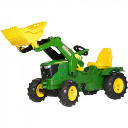 Pedálos traktor markolóval Rolly Farmtrac John Deere 6210R Pedálos járművek Rolly Toys