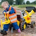 Pedálos markolós traktor exkavátorral Rolly Junior New Holland