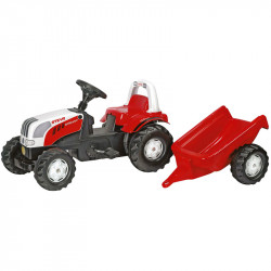 Pedálos traktor utánfutóval Rolly Kid Steyr 6160 CVT Pedálos járművek Rolly Toys