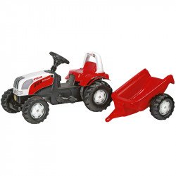 Pedálos traktor utánfutóval Rolly Kid Steyr 6160 CVT Pedálos járművek Rolly Toys