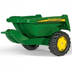 Utánfutó Rolly Trailer John Deere Kipper Lábbal hajtható járművek Rolly Toys