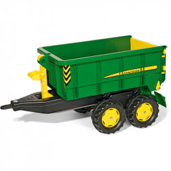 Utánfutó Rolly Trailer John Deere Konténer Lábbal hajtható járművek Rolly Toys