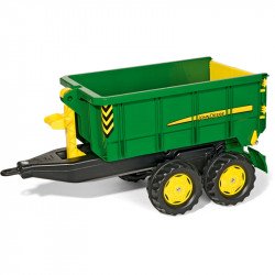 Utánfutó Rolly Trailer John Deere Konténer Lábbal hajtható járművek Rolly Toys