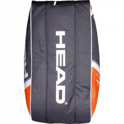 Tenisztáska Head Core 9R Supercombi fekete-narancssárga