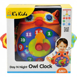 Baglyos zenélő óra Ks Kids
