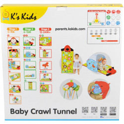 Bébi mászó alagút Ks Kids