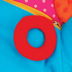 Plüss dinoszaurusz foglalkoztató műanyag gömbökkel Ks Kids