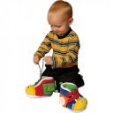 Plüss fejlesztő játék Ks Kids Kösd be a cipőd