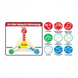 Plüss fejlesztő játék Ks Kids Kösd be a cipőd