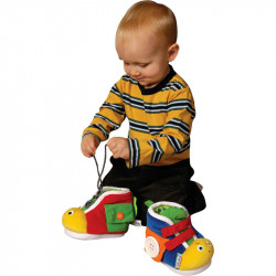 Plüss fejlesztő játék Ks Kids Kösd be a cipőd