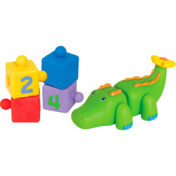 Építgető játék Ks Kids Krokodilos kocka Készségfejlesztő játékok Ks Kids