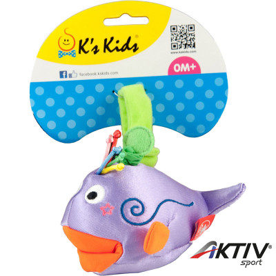 Plüss pajtás Ks Kids Lila Bálna