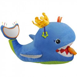 Plüss pajtás Ks Kids nagy kék bálna Készségfejlesztő játékok Ks Kids