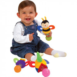 Műanyag csörgő Ks Kids Okos Méhecske