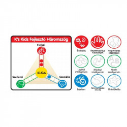 Műanyag csörgő Ks Kids Okos Méhecske