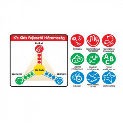 Óriás plüss foglalkoztató bébiautó Ks Kids