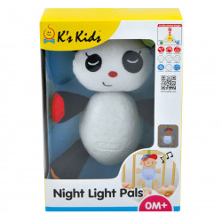 Panda világító zenélő szundi pajtás rózsaszín Ks Kids