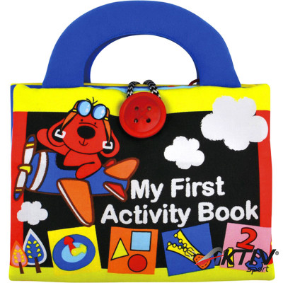 Plüss foglalkoztató könyvecske Ks Kids