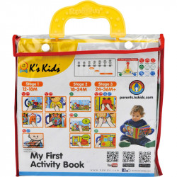 Plüss foglalkoztató könyvecske Ks Kids
