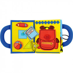 Plüss foglalkoztató könyvecske Ks Kids