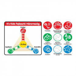 Plüss játékos kiskönyv Ks Kids