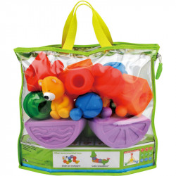 Vidámpark bébi építőkocka készlet Ks Kids