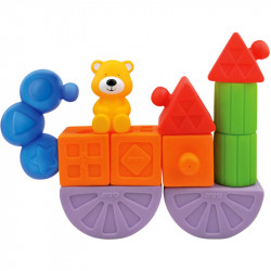 Vidámpark bébi építőkocka készlet Ks Kids