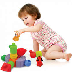 Vidámpark bébi építőkocka készlet Ks Kids