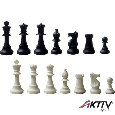 Sakk készlet fekete-fehér szilikon