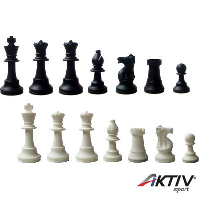 Sakk készlet fekete-fehér szilikon