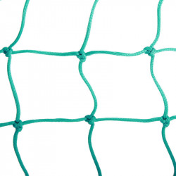 Védőháló kültéri 3,75x0,9 m 10x10 cm, zöld, 3,5 mm Sportszer Olasz Sportháló