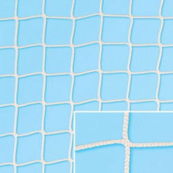 Védőháló beltéri tűzbiztos 3,65x2,93 m 4,2x4,2 cm, fehér, 3 mm Sportszer Olasz Sportháló