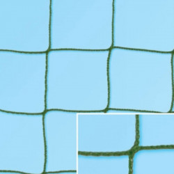 Védőháló kültéri 20x2 m ólómhuzallal 4,5x4,5 cm, zöld, 3mm Sportszer Olasz Sportháló