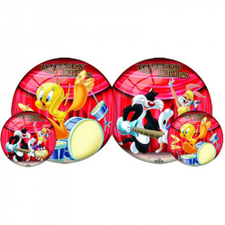 Gumilabda Bolondos dallamok 14 cm zenekaros Sportszer Mese labda