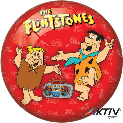 Gumilabda Flinstones család 23 cm piros