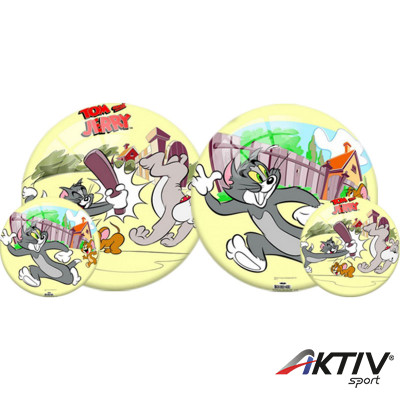 Gumilabda Tom és Jerry 23 cm sárga