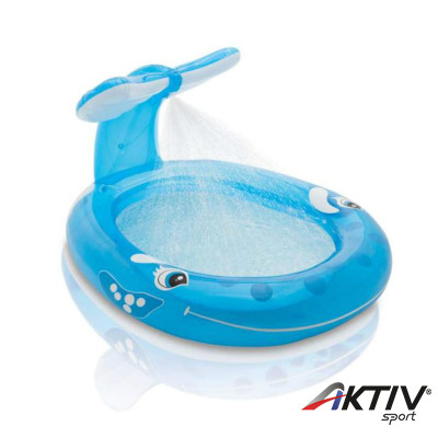 Bálnás spriccelő gyerekmedence Intex