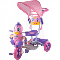 Tricikli kacsás fedeles rózsaszín Játék