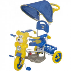 Tricikli macis fedeles kék-sárga Játék Vegatoys