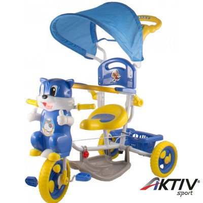 Tricikli cicás fedeles kék