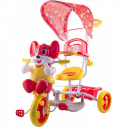 Tricikli egeres fedeles piros Játék Vegatoys