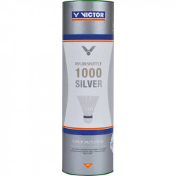 Tollaslabda Victor Nylonshuttle 1000 fehér kék csíkkal Tollaslabda Victor