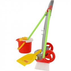 Játék takarítókocsi 43 cm