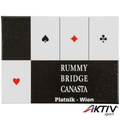 Bécsi standard 2 x 55 lapos römikártya Piatnik