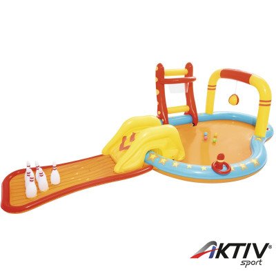 Gyermek játszómedence Bestway bowling csúszdával