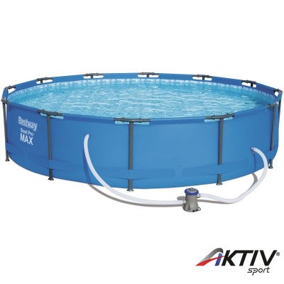 Vízforgatós medence szett fémvázas Bestway 366x76 cm