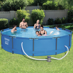 Vízforgatós medence szett fémvázas Bestway 366x76 cm