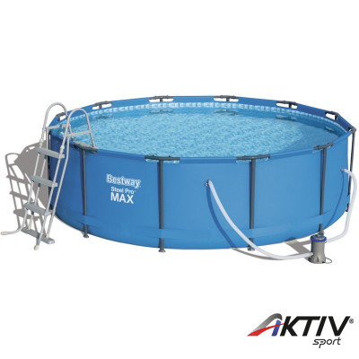 Vízforgatós medence szett fémvázas Bestway 366x100 cm