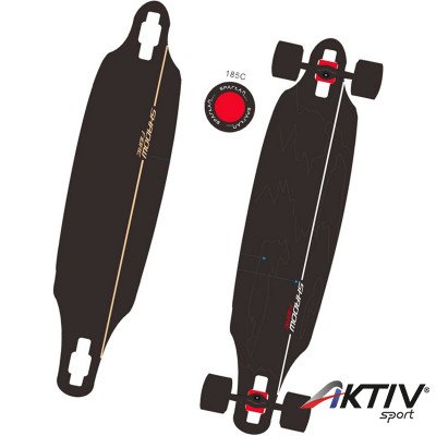 Longboard gördeszka Shadow Fibre 40